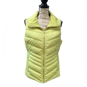 Talbots Down Puffer Vest Green Women’s Medium
